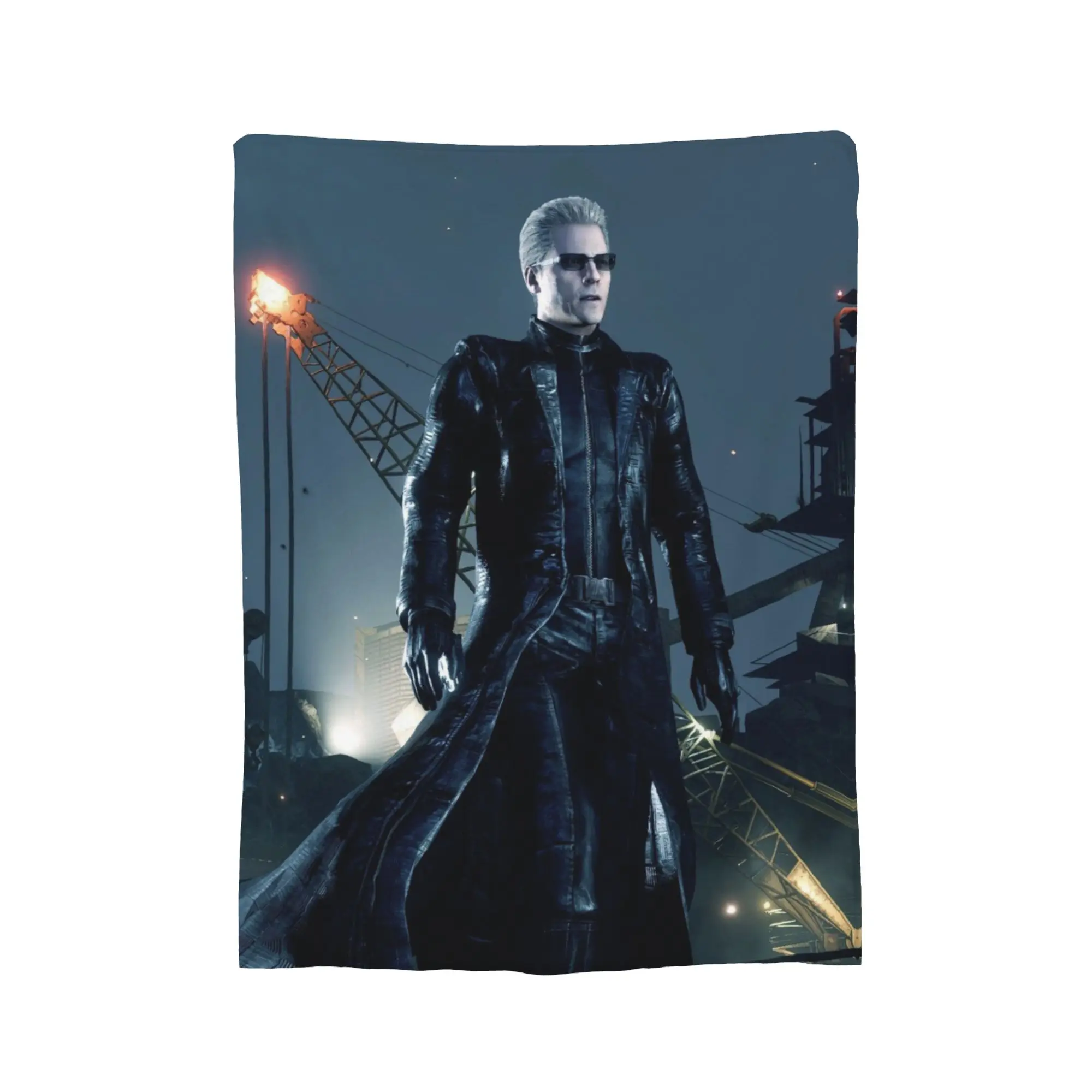 Albert Wesker  Blanket Ultra Soft  Throw Blankets for Bed 50x60 Inch Multi-size Quilt