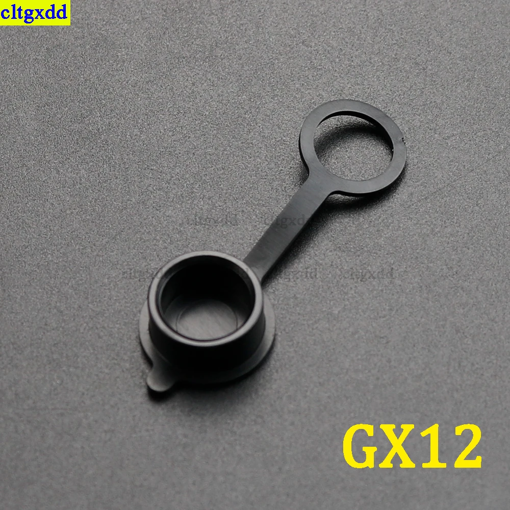 Cltgxdd 1-5piece GX12 GX16 GX20 항공 원형 소켓 방수 및 방진 캡 용접 케이블 커넥터 고무 보호