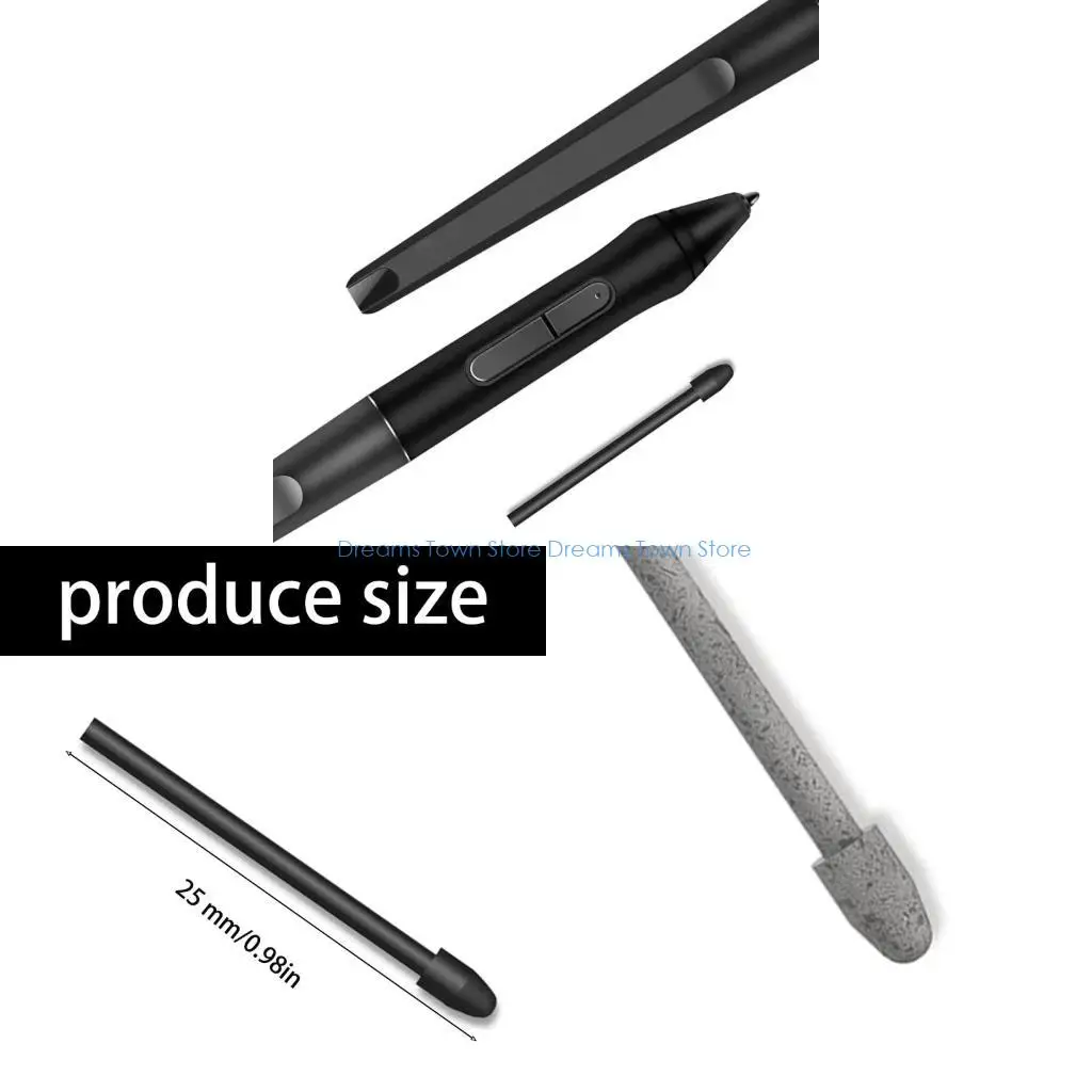 

HX6A Набор из 10 пластиковых стилусов, сменный наконечник для планшетов для рисования, гладкий, без трения