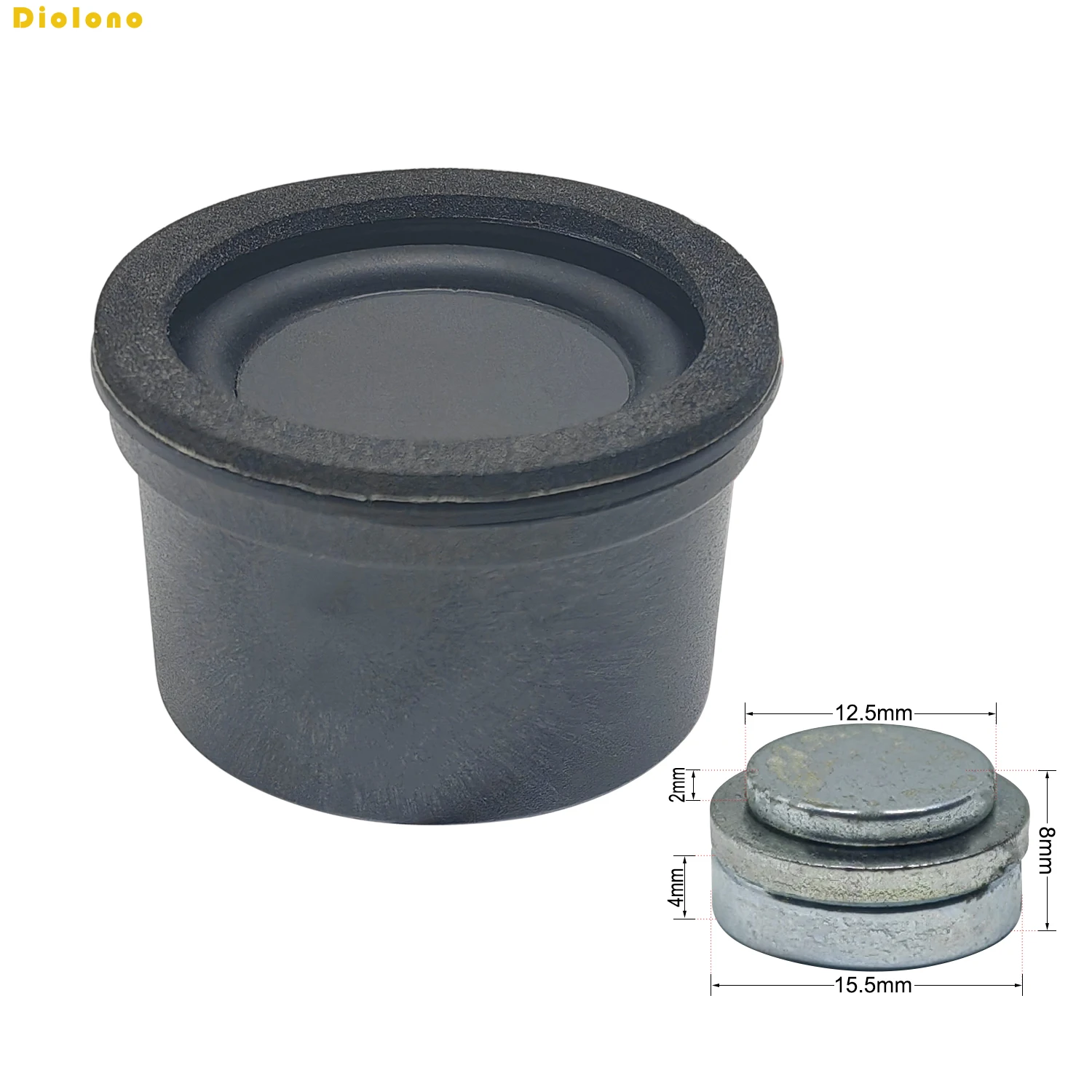 2 шт., 8 Ом, 3 Вт, 5132, аудиопортативный цилиндрический динамик, 16 мм, двойной неодимовый магнитный Bluetooth-динамик