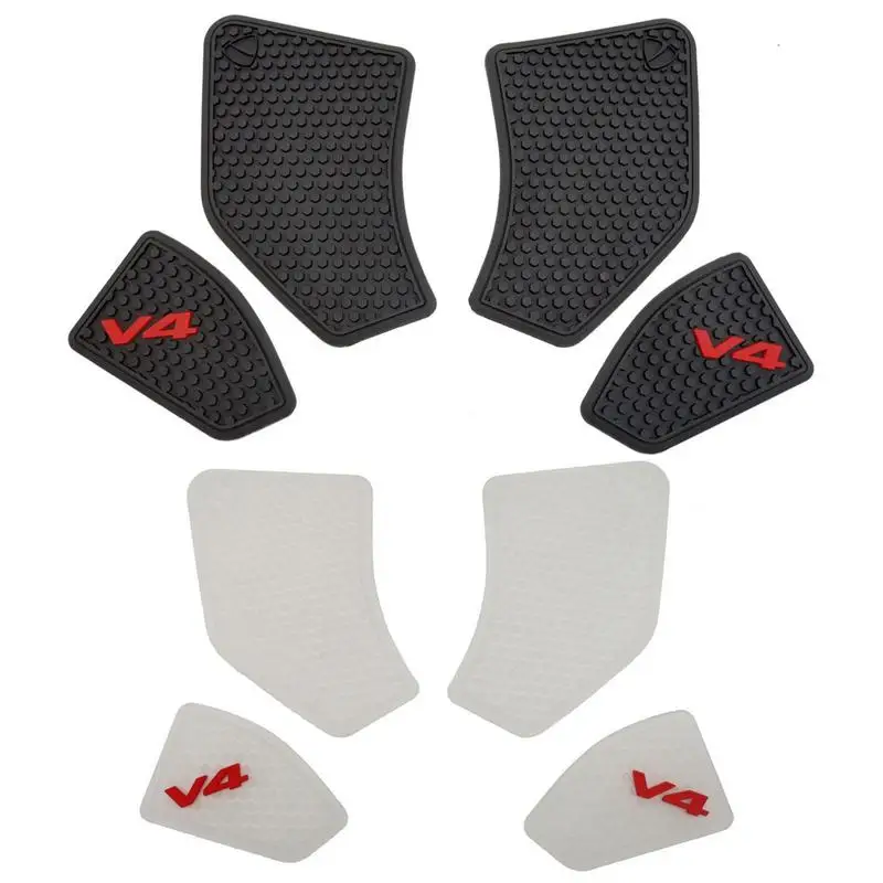 Motorcycle Tank Sticker Fit For V4 Panigales V4S Streetfighter V4 S 2021 2020 2019 2018 Fuels Tank Grip Pads Knee Traction