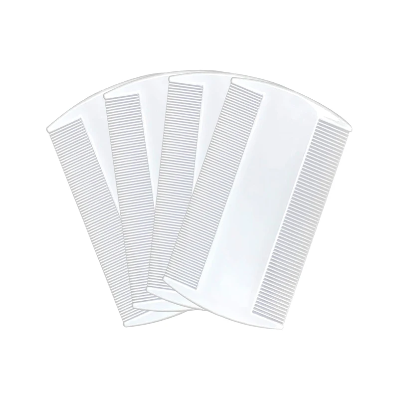 2/4Pcs Lice Comb Double Sided Fine Tooth Comb Plastic Removal Head Lice Combs Dandruff Removal Hair Combs Styling Hair Tools