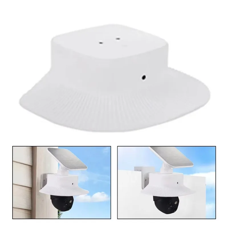 ABS Weatherproof Protective Camera Cover For Eufy S340 Security Camera Rain And Sun Protection White 18X14X6cm Outdoor Camera