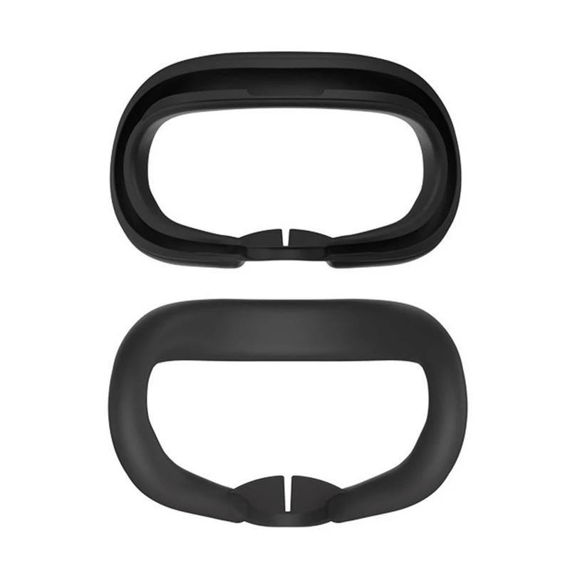 Capa de silicone para óculos VR, máscara de olho para capacete Quest 3, acessórios blackout, tudo em 1, silicone