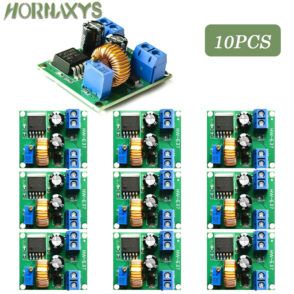 

1-10pcs DC Adjustable Boost Module LM2587 High Power Boost Regulator Power Board 3V5V12V To 19V24V30V36V