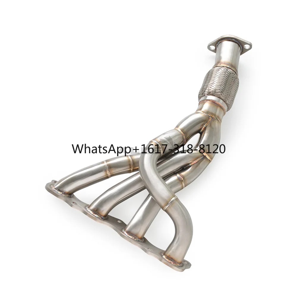 مناسبة لكاتم صوت عادم المحرك Mit subi shi 1.8-2.0 2009-201 كاتم صوت عادم من الفولاذ المقاوم للصدأ