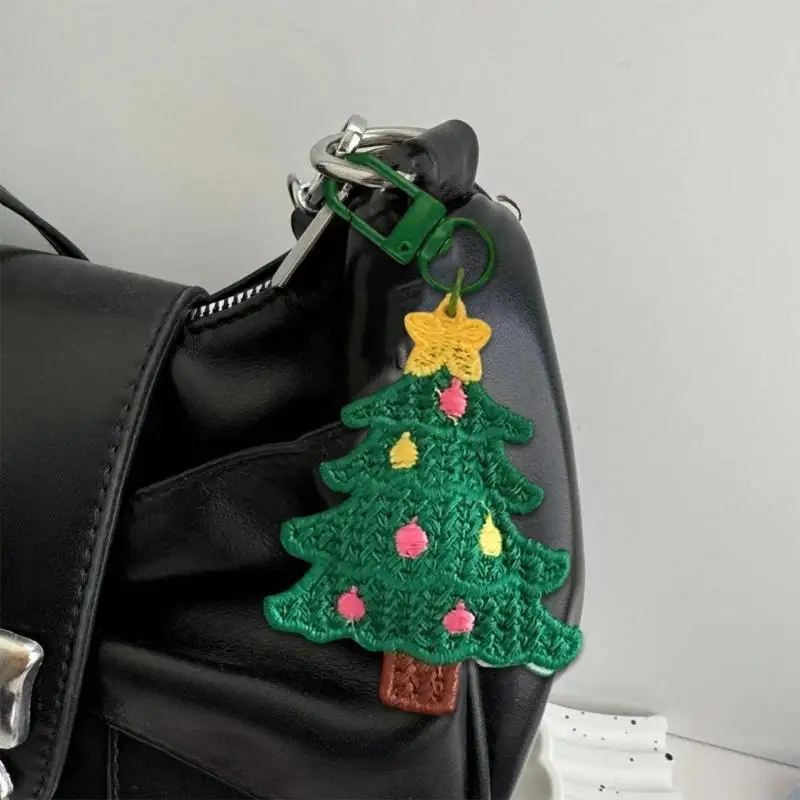 49MC Lovely Schoolbag Pendant Plush Santa Snowman Christmas Tree Hanging Ornaments