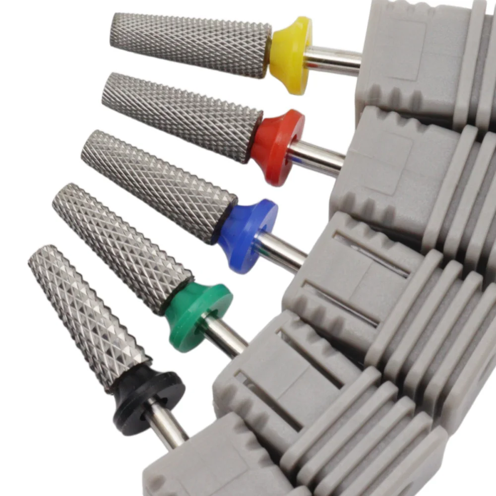 1Pcs Tungsten Carbide Nail Drill Bit, Dual Direction Left & Right Hand Use, Professional Nail File Bit for Gel Removal M