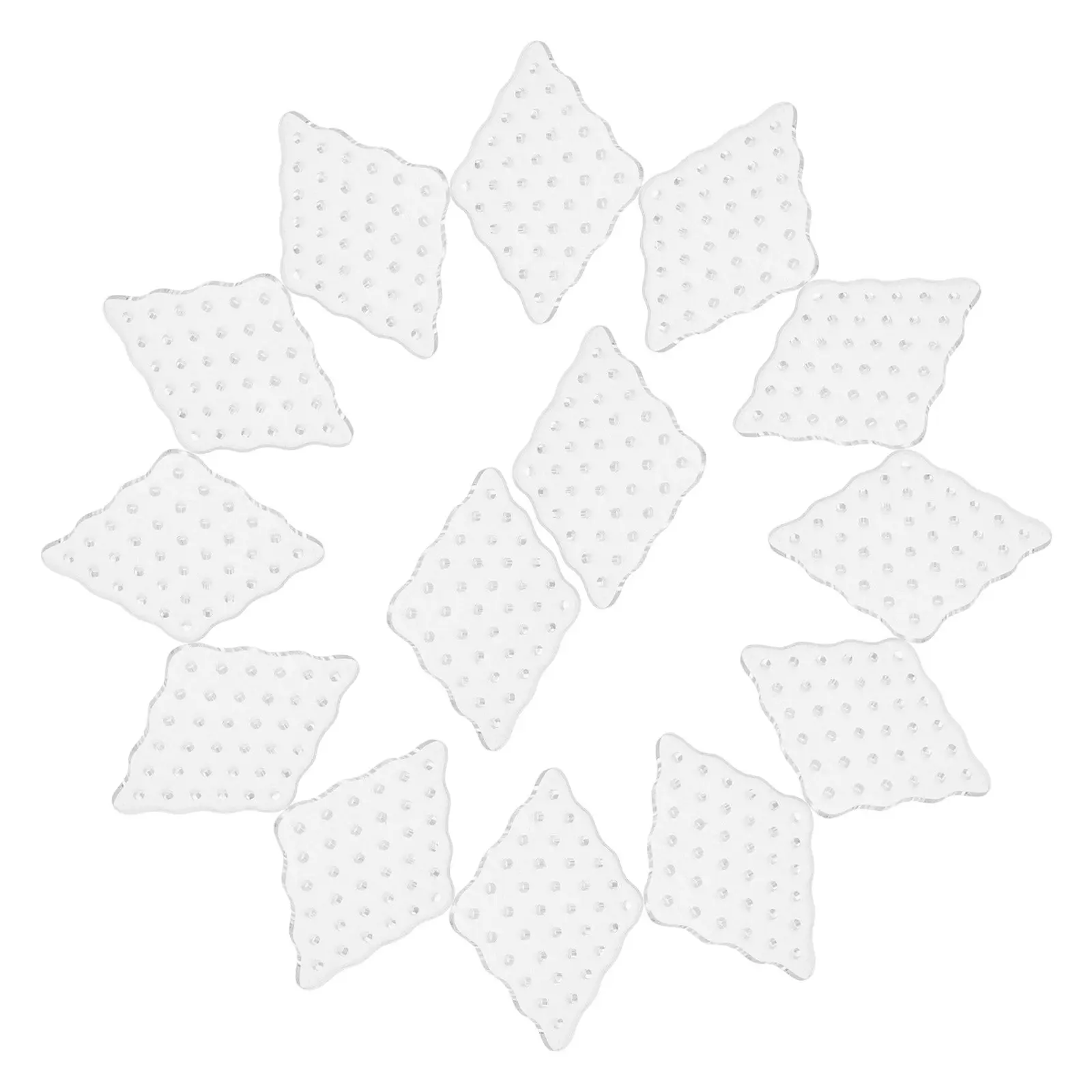 

20 шт. прозрачных акриловых карточек для демонстрации сережек, подставок для ювелирных изделий, пустых держателей для сережек, многопарные.