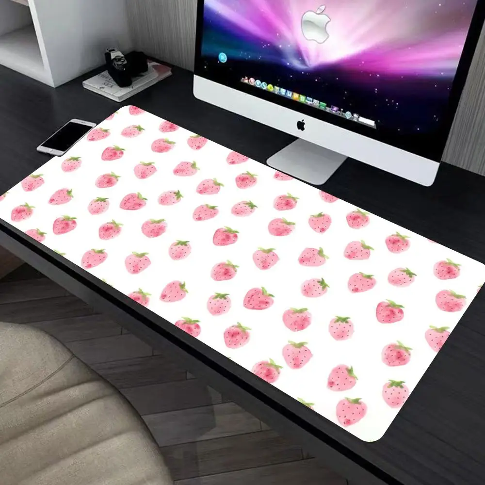

Strawberry Mouse Pad large keyboard mouse desk pad non-slip rubber gaming mouse pad laptop mouse carpet