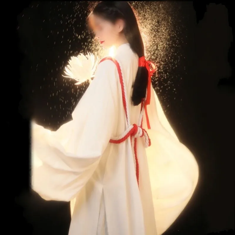 

Artistic Chinese Hanfu Photography Costume for Women Cotton Material Fairy Atmosphere Traditional Chinese Style Photography C...