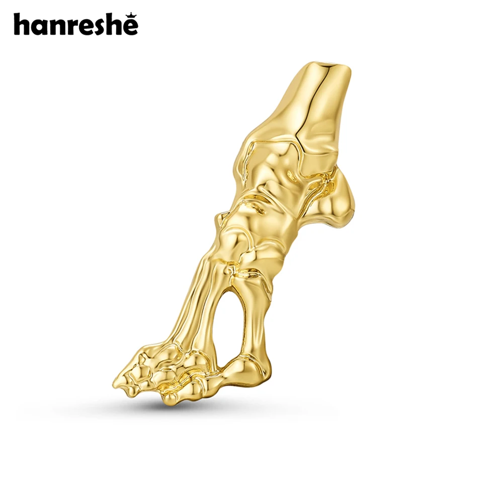 Hanreshe Medical Foot Bone Brooch Orthopedic Soles Skeleton Lapel Pin Jewelry for Orthopedist Doctor Podiatrist Badge Gifts