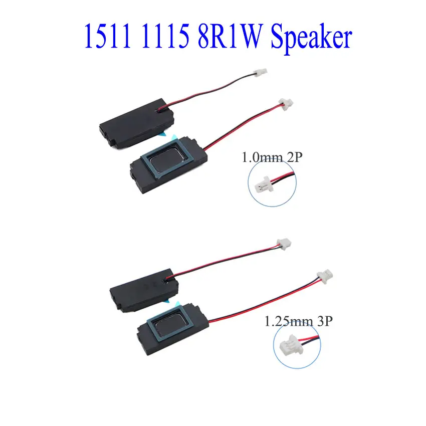 1pcs 1511 1115 8R1W 8R 1W Cavity horn BOX Bluetooth speaker 2 wire XH 1.0mm 2Pin 1.25mm 3Pin interface terminal