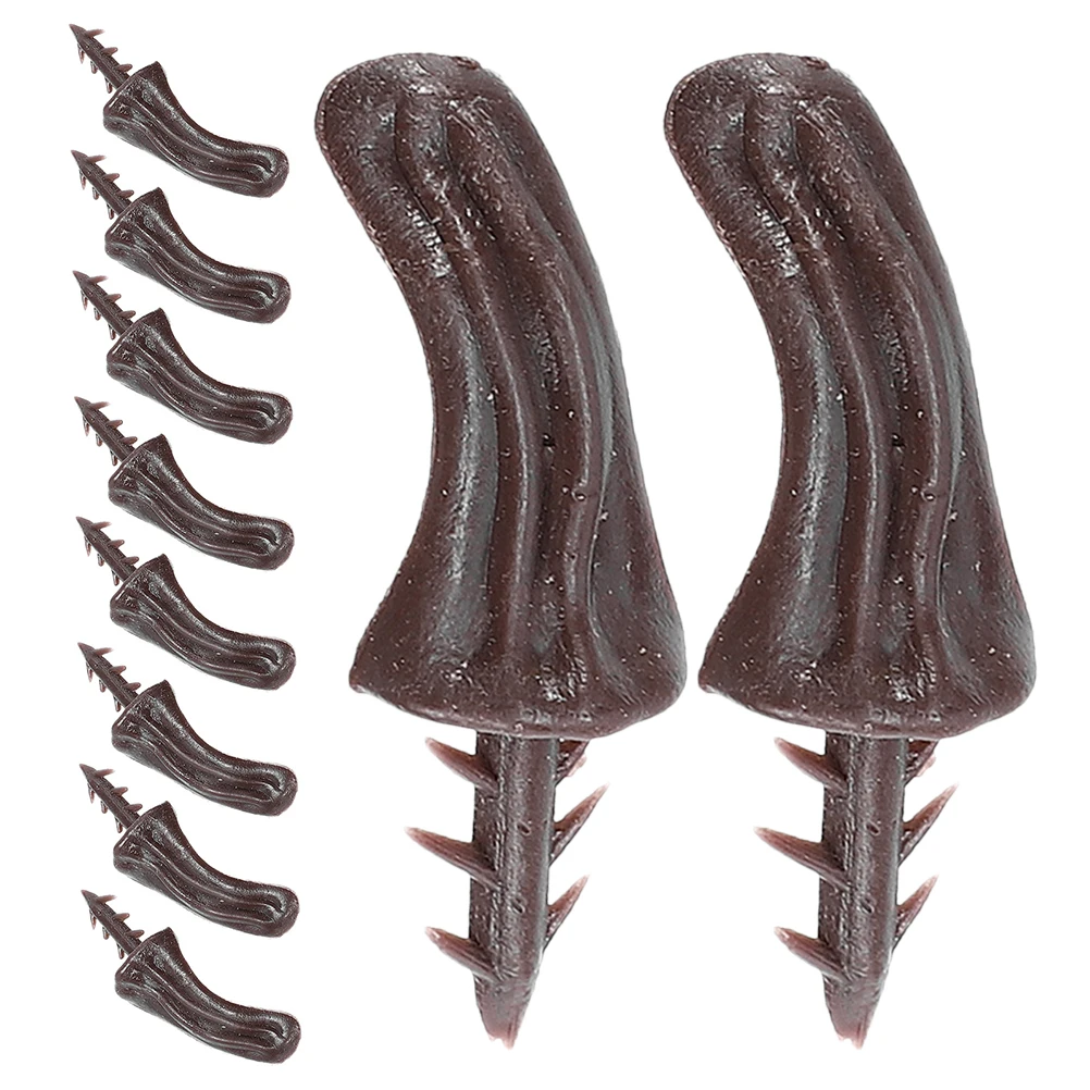 

50pcs Plastic Pumpkin Stems Realistic Artificial Pumpkin Stems For Crafts Plastic Pumpkin Decor For Halloween Thanksgiving