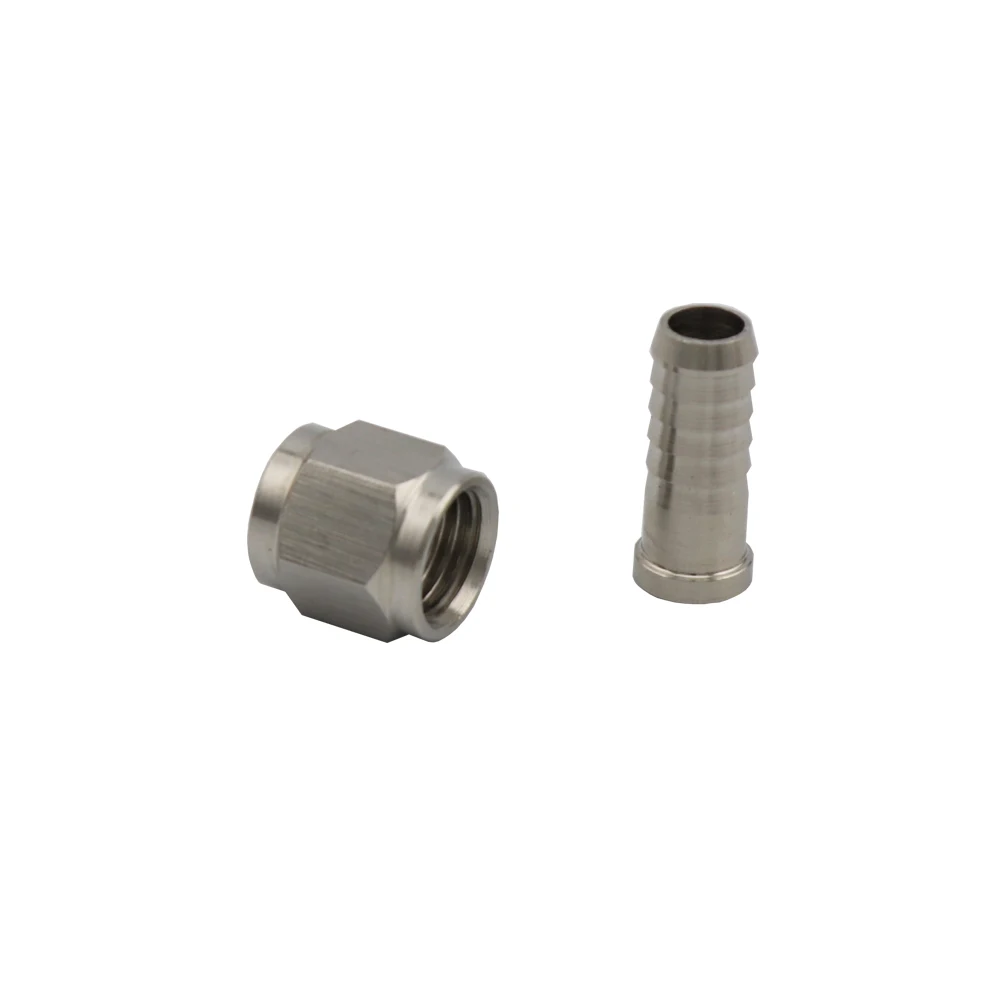 Female Flare FFL Stainless Swivel Nut 1/4 to 1/4\