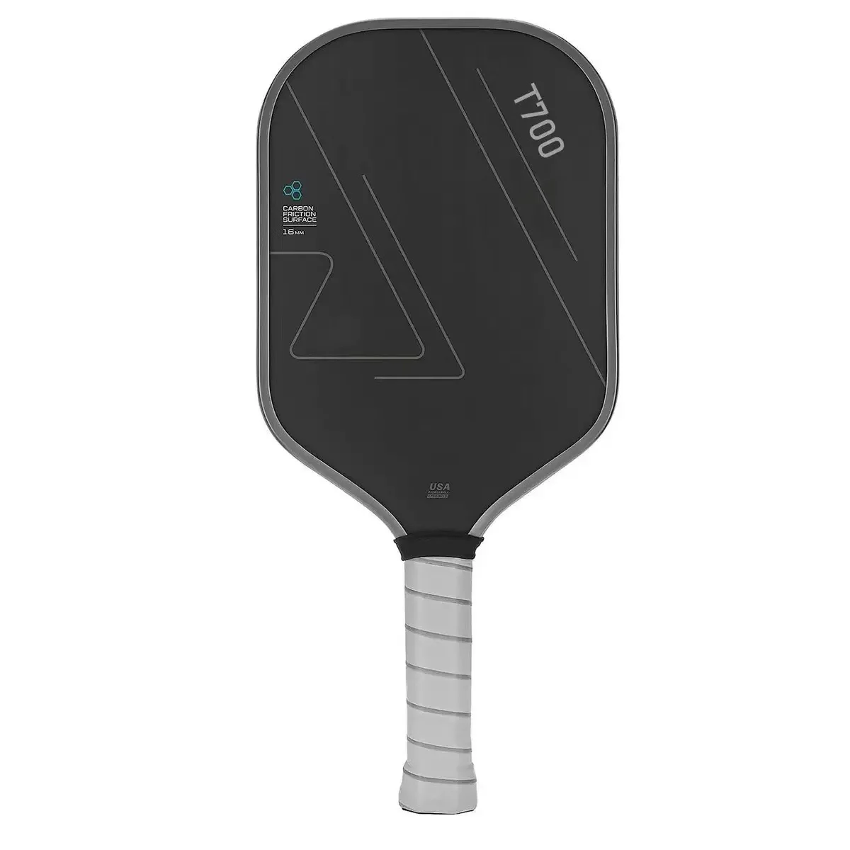 T700 Pickleball Paddle 2PCS Carbon Fiber Polymer Honeycomb Core Carbon 16MM Friction Surface Enhanced Power Spin&Control