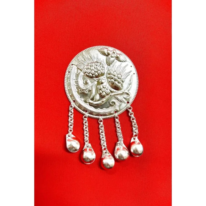 

Chinese Yunnan Guizhou Sichuan Ethnic Minority Disc Mandarin Duck Bell DIY Handmade Material Accessories