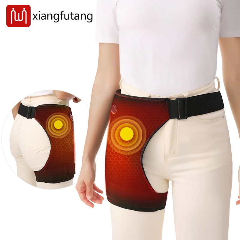 

Electric Heated Hip Wrap - 3-Level Timer& Massage - for Muscle Relaxation, Joint Comfort - Daily Care for Fitness Fans & Seniors