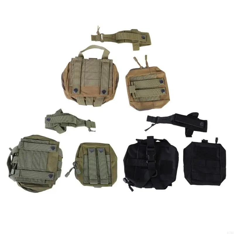 H7BF Çok Kullanımlı Köpek Yelek Çantası Kablo Deniz Deniz Dişli için Ek Torbası