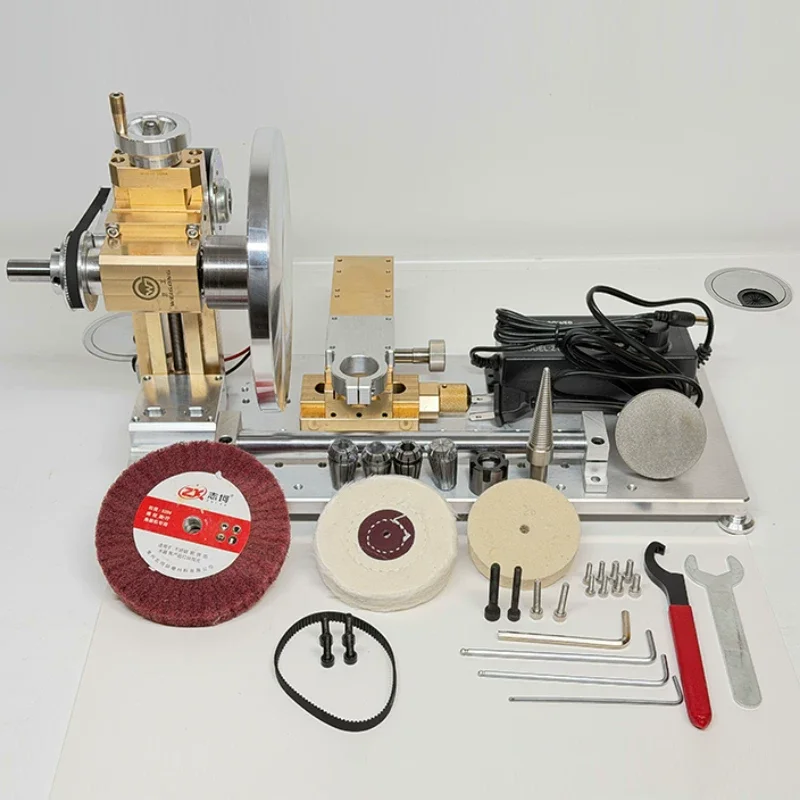 Uhrmacher-Multifunktions-Drehmaschine, Fräs-, Schleif- und Poliermaschine, Werkzeug zur Aufarbeitung, Polierung und Bürsten von Uhrengehäusen – Detail 1