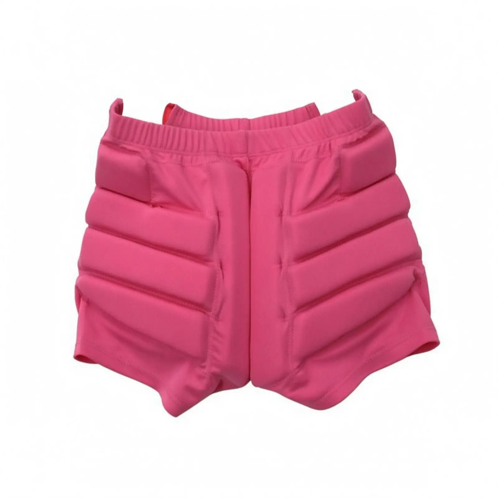 Ice Skating Impact-Resistant Shorts Black Padded Skating Shorts Elastic Waistband Tailbone Pants