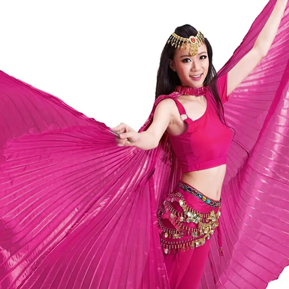 Belly Dance Wings Belly Dance Accessories Bollywood Oriental Egyptian Sticks Costume Adult Kids Children Women Gold