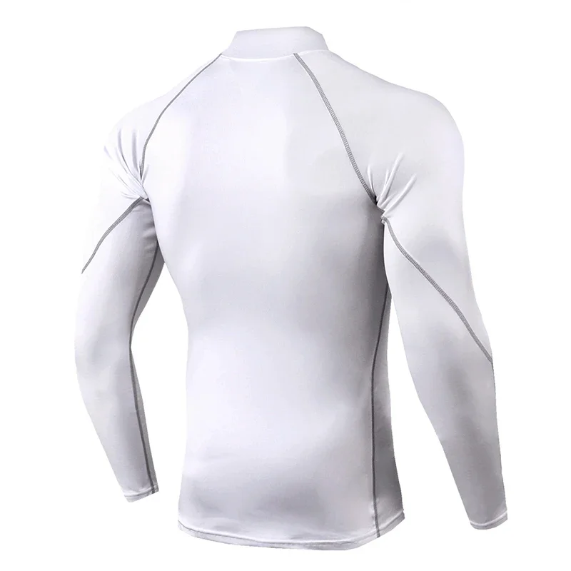 Gym T Shirt Men Bodybuilding Quick-drying Fitness Compression Shirt Running Workout Man Sports First Layer Sportswear