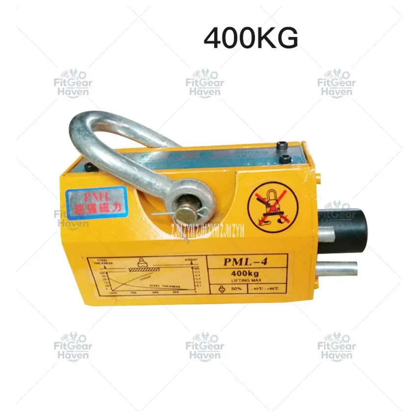 YS-400 Neodymium Magnetic Lifter 400KG Capacity Effort-Saving Permanent Magnet Crane for Metal Lifting