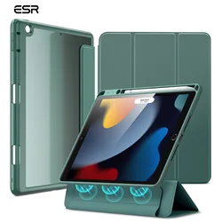 ESR Case for iPad 9 2021 for iPad 8 2020 Detachable Magnetic Pencil Cases for iPad 7 10.2 inch Full Protection Back Cover Funda