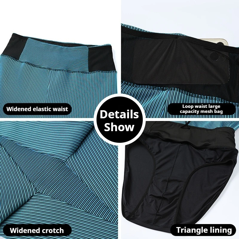 Quick-Dry Compression Running Shorts Men Women Sport Marathon Track Training Athletic Shorts with Inner Liner& Mesh Waist pocket