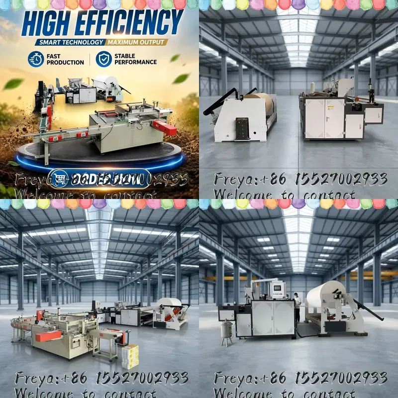 High Performance Full Automatic Toilet Tissue Line Auto Feeding Trimming Sealing Low Human Input High Output Equipment
