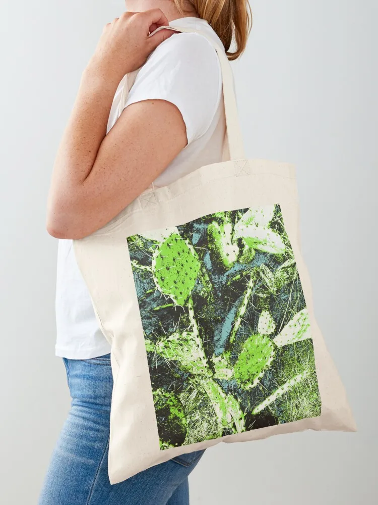 

Cactus Pattern Tote Bag Shopper bag Canvas shoulder bag the tote Handbags women