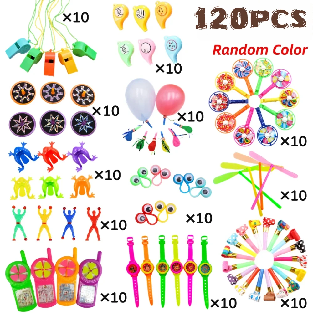 

120Pcs Kids Party Favors Kids Birthday Pinata Stuffed Back to School Gifts School Classroom Reward Prizes Pinata