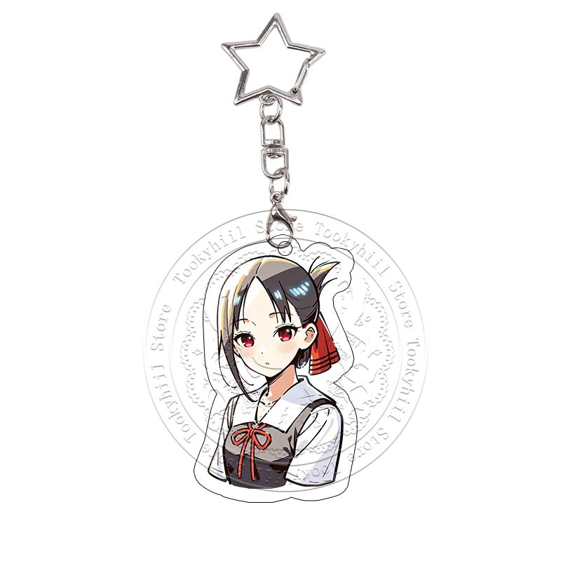 Kaguya-sama: Love Is War Acryl-Schlüsselanhänger-Set Kaguya Shinomiya Miyuki Shirogane Chika Fujiwara Niedliche Anime-Anhänger Festivalgeschenk – Detail 16