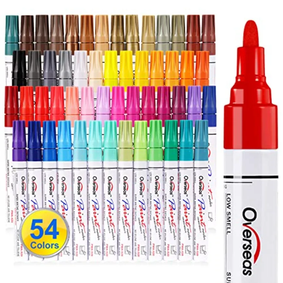 54 Colors Paint Pen…