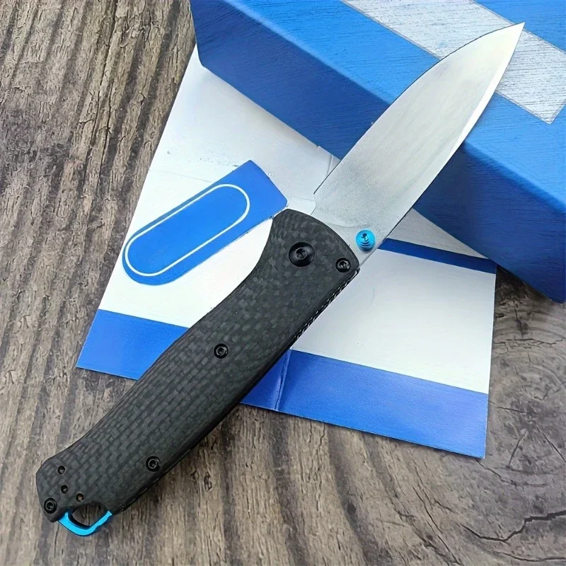 Folding Pocket Knife BM 535 EDC D2 Blade Carbon Fiber Handle Outdoor Suirvival Camping Self-defense Hunting Multi-purpose Knife