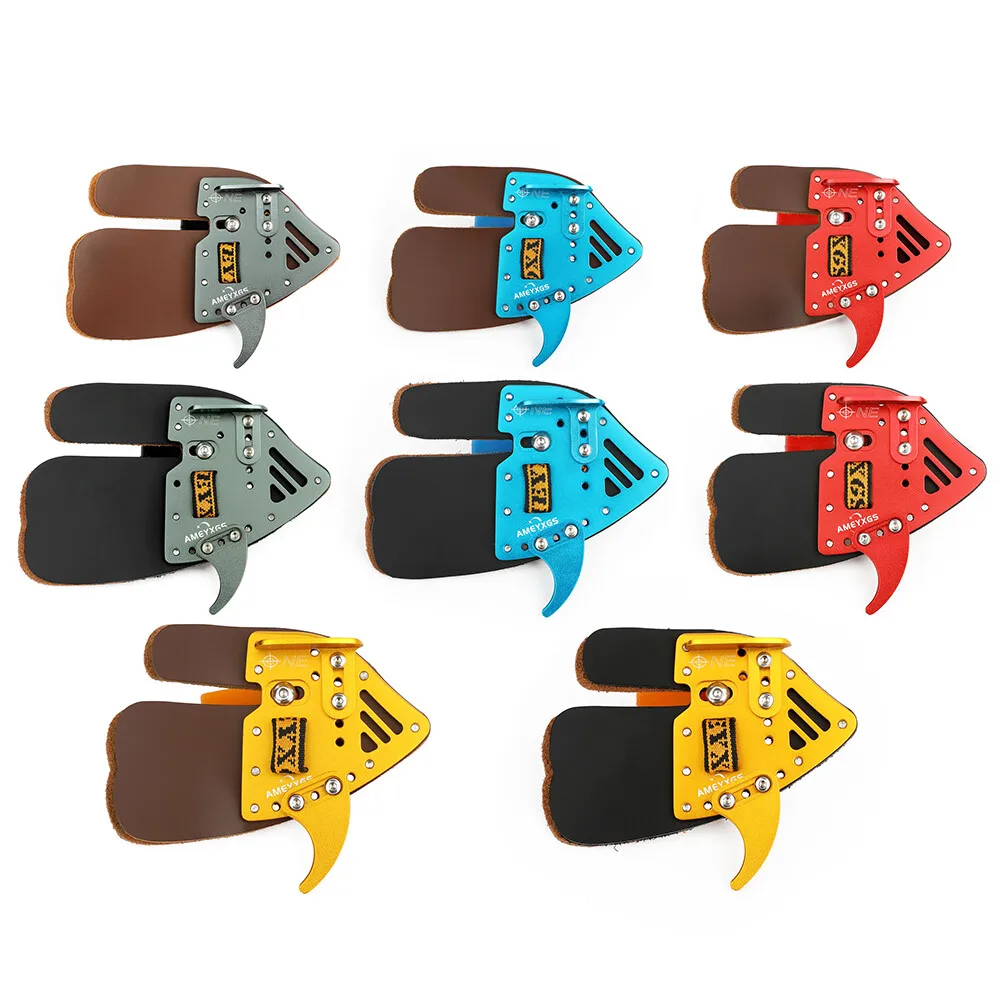

Bow Finger Guard S/M/L/XL Archery Finger Tab Protection Longbow Traditional Recurve Bow Shooting Hunting Target Right Hand Acc