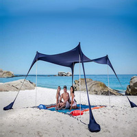 Kalosse Group Family Beach Sunshade, Outdoor Activities, 3x3x2m, 6-7 Person Family