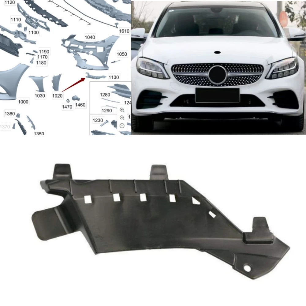 

Front bumper bracket A2058855702 A2058855802 For Mercedes Benz C-Class W205 2019-2021 C200 C300