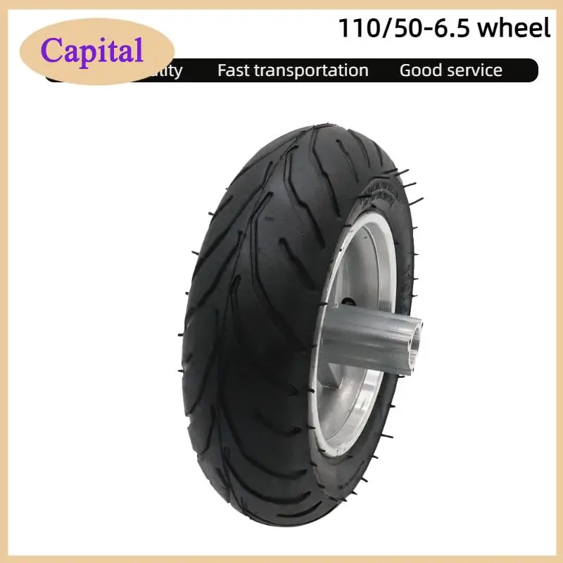 

Scooter Wheel 110/50-6.5 Inflatable Wheel Durable for Scooter Wheel Replacement