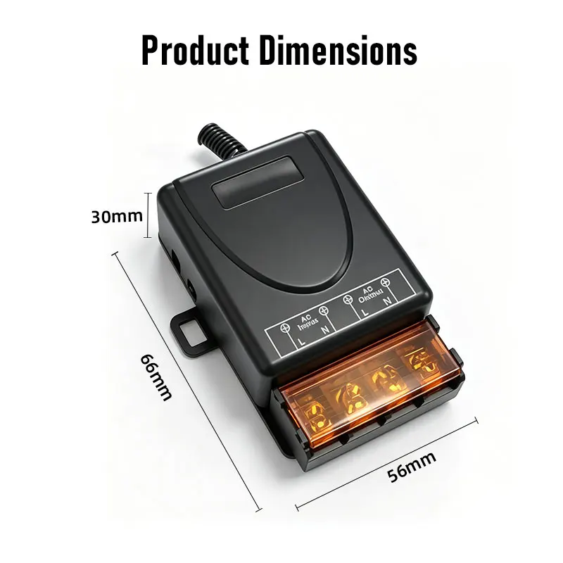 433MHz 4-Channel Universal Remote Cloner for Garage Gate, Duplicates Door Opener Commands with Copy Key