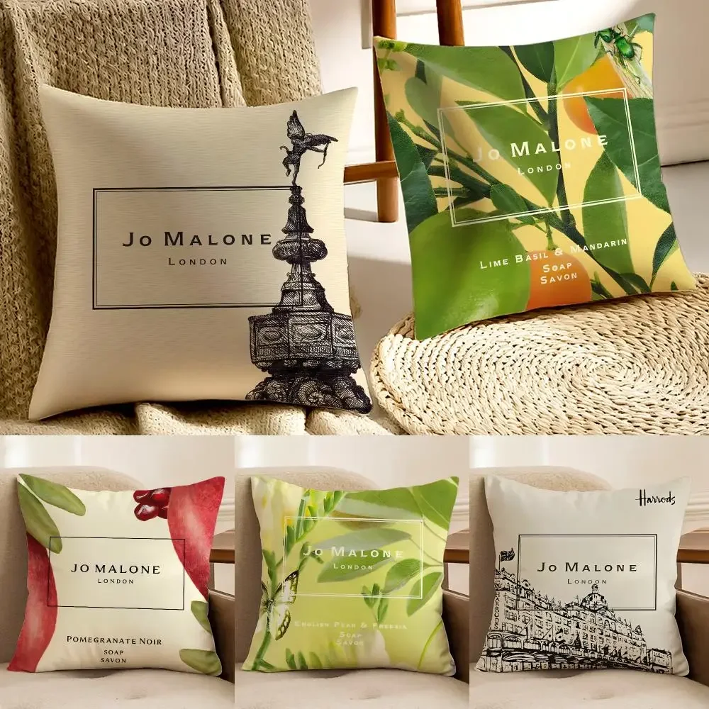 Sophisticated Fragrance J-Jo Malone Cushion Cover Faux fur decorative Dark academia Cat scratching post Rustic Spa pillow cover