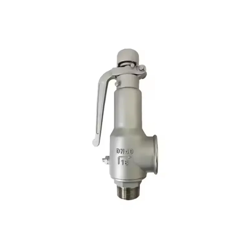 Factory Direct Sales A27H Micro-opening Safety Valve Steam Boiler Safety Valve Stainless Steel Manual Spring Safety Valve