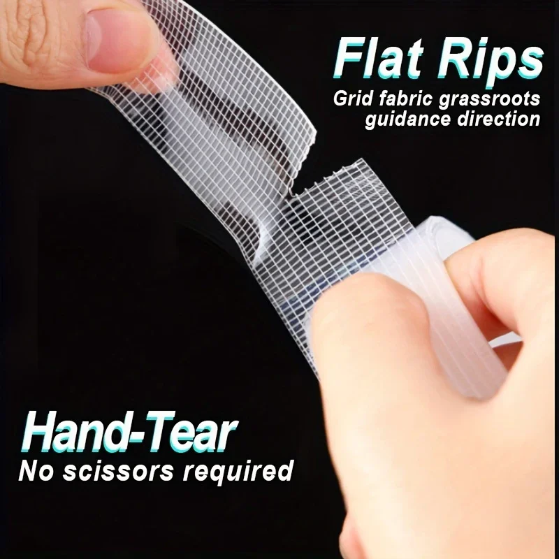 Grid Nano Double Sided Tape That Can Be Torn By Hand and Is Not Easy To Retain Glue Strong Adhesive Waterproof Cloth Based Tape