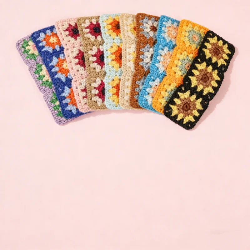 5/10 Stück Haarspangen mit zufälliger Farbe und Stickerei-Blumenmuster für Mädchen, süße, weiche Haarspangen für Kinder und Frauen, tägliche Haaraccessoires – Detail 7