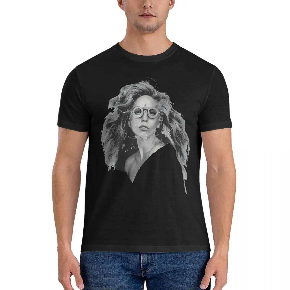 Botticelli Babe T Shirts Men Cotton Vintage T-Shirt Crew Neck Beyonce Giselle Knowles Tee Shirt Short Sleeve Clothes Birthday