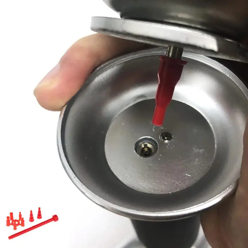 1Set Plastic Gas Fill Adapter Convert Cassette Tank Into Inflatable Reusable Butane Head Universal-New