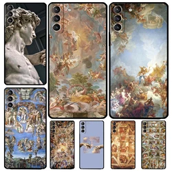 Michelangelo Art Case For Samsung Galaxy S23 FE S22 Ultra S20 S21 FE S8 S9 S10 Plus Note 10 20 Ultra Cover