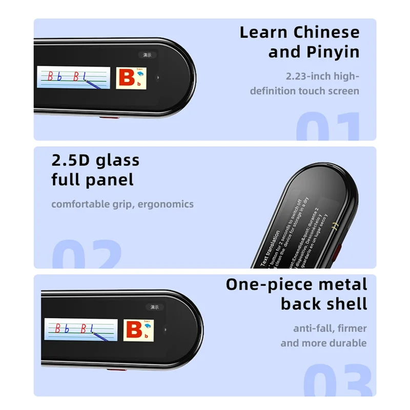 Führender Sprachübersetzer, Stiftleser, Scanner, Stiftwörterbuch, Sprachübersetzer, unterstützt 112 Sprachen, Text zur Sprache