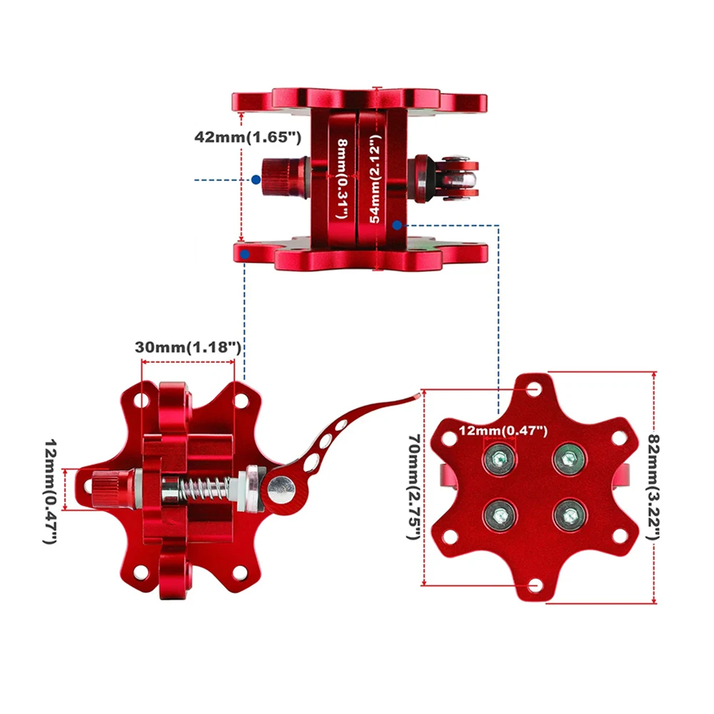 For Q1r Aluminum Alloy 70MM Steering Wheel Quick Release For SIMAGIC For Thrustmaster For Logitech For Racing Games